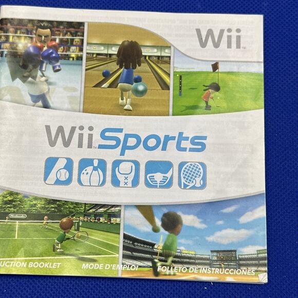 Nintendo Wii Game Wii Sports (Nintendo Wii, 2006) With Disc Sleeve & Manual READ - Picture 8 of 13